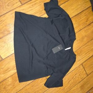 Fabletics Black Short Sleeve Pocket Tee L